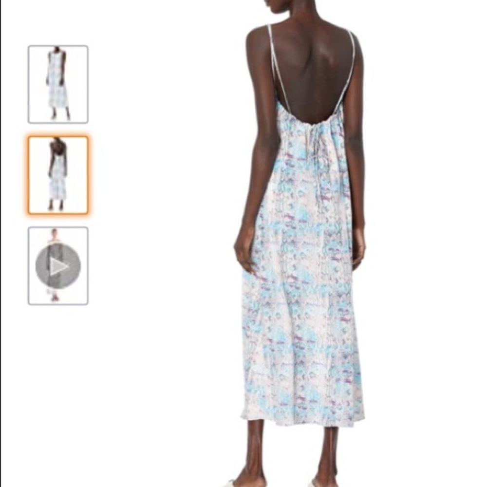 Lovers+Friends Light Pastel Python Print Maxi Dre… - image 2